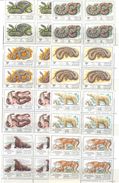 1977. USSR/Russia, Snakes And Protected Animals, 4 Sets In Blocks Of 4v Each, Mint/** - Unused Stamps