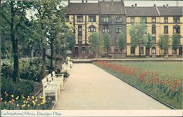 AK Ludwigshafen, Danziger Platz, Ca. 1920er Jahre, Vermutlich Von Großformat Auf Kleinformat Beschnitten (27487) - Ludwigshafen