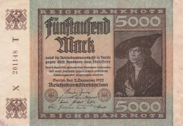 Billet De 5000 Mark  - 1922 - 5000 Mark