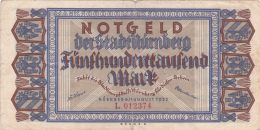 Billet De 500000 Mark  - Stadt NÜRNBERG - 1923 - 5.000 Mark