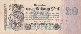 Billet De Zwanzig Millionnen Mark - Stadt BERLIN - 1923 - 20 Millionen Mark