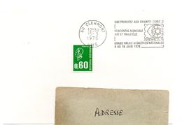 OISE - Dépt N° 60 = CLERMONT 1975 =  FLAMME à DROITE =  SECAP ' ARPHILA / RENCONTRE MONDIALE ART PHILATELIE ' - Mechanical Postmarks (Advertisement)