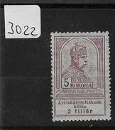 1913 Aid To Flood Victims Mi. 144 MH * - Unused Stamps