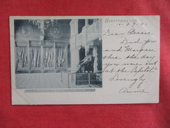 Private Mailing Card-- Trophies & Governor Buckingham Statue  -- Stamp Peel Off Back Thin  Spot   Hartford  - Ref 2764 - Hartford