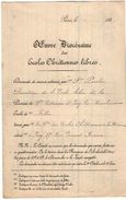 VP11.812 - PARIS 1899 - Lettre De L' Oeuvre Diocésaine Des Ecoles Chrétiennes Libres - Paroisse De St Etienne D' ISSY - Religion & Esotericism