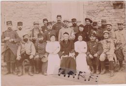 PHOTO ANCIENNE,27,EURE,BERNAY,CURE,PRETRE,CROIX ROUGE,MILITAIRES,1 ERE GUERRE - Places