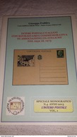 3scan INTERI POSTALI ITALIANI Con Sovrastampa Di Associazioni Filateliche FADDA Catalogo 190 Pages In 95 B/w Photocopies - Entiers Postaux