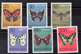 Serie De Yugoslavia Nº Yvert 966/71 ** MARIPOSAS (BUTTERFLIES) - Neufs