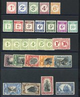 BRITISH COMMONWEALTH Postage Due Sets From British Solomon Islands 1940 Set (excl. 1s), Fiji 1943 Set M, Nyasaland 1950  - Altri & Non Classificati