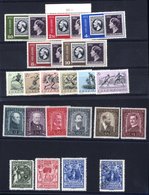 FOREIGN Sets Austria 1932 Painters Set M, SG.693/8 (Cat. £200), Liechtenstein 1932 Youth Charities Set M, SG.118/20 + Ex - Other & Unclassified