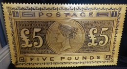 GREAT BRITAIN Queen Victoria - FIVE POUNDS ORANGE (80x46) - Sonstige & Ohne Zuordnung