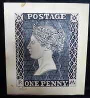 GREAT BRITAIN Queen Victoria - PENNY BLACK (41x47) - Sonstige & Ohne Zuordnung