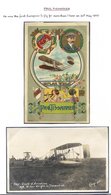 PIONEERS OF FLIGHTS Collection (written Up) Of Original Photos, PPC's & Covers From 1906. Noted - 1911 GB First Aerial P - Otros & Sin Clasificación