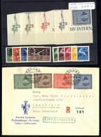 SCOUTS - Hungary 1933 Jamboree Set M, SG.563/7. Liechtenstein 1953 Scout Set In UM Corner Marginal Singles + Another Set - Sonstige & Ohne Zuordnung