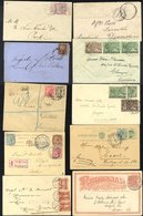BRITISH COMMONWEALTH POSTAL HISTORY 1856-1947 Covers Incl. 1944 Barbados Strip Of Four 1d Postage Dues On Cover From Eng - Altri & Non Classificati