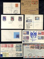 BRITISH WST INDIES Miscellaneous Lot Of Covers, Wrappers & Cards, Some KGVI High Values Noted On St. Vincent, Dominica,  - Altri & Non Classificati