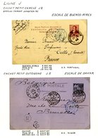 FRENCH MARITIME MARKS 1893-98 Range Of 20 Items Of Used Postal Stationery Mainly From Latin America To Europe With Nice  - Other & Unclassified
