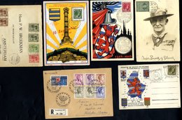 LUXEMBURG & LIECHTENSTEIN Middle Period Commercial & Philatelic Covers & Postcards Showing A Range Of Rates Incl. Regist - Altri & Non Classificati