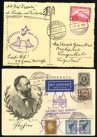 1931 Balta Round Flight Von Stephan 8pf Postal Stationery Card, Uprated 95pf (4 Vals) Tied 'Luftschiff Graf Zeppelin' C. - Other & Unclassified