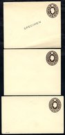 Postal Stationery Covers/cards, Fine Group Of Unused, Incl. 1a KGVI Envelope H/stamped 'SPECIMEN,' 15c QEII Envelopes (3 - Other & Unclassified