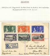 1941 April 7th Underpaid Envelope To Ontario With 1937 Coronation 2d Tied Code 'C' C.d.s, 'T' Hand Stamp On Arrival With - Otros & Sin Clasificación