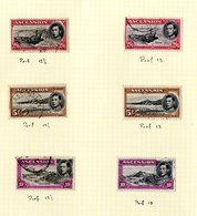 1938-53 KGVI Defins VFU Set Plus Further Perf 13 Or 14 Examples From SG.38/47b. (31) Cat. £370 - Other & Unclassified