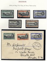 1938 May 12th First Day Postmarks On 1d Black & Green,2d, 3d, 1s & 5s Individual Vals, Also A Registered FDC Franked 1d, - Sonstige & Ohne Zuordnung
