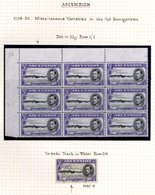 1944 Perf 13 ½d Black & Violet Upper Left UM Corner Marginal Block Of Nine Incl. R2/2 CW14c Torpedo Flaw. (10) - Altri & Non Classificati