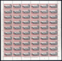 1949 P.14 2d Black & Scarlet Complete UM Sheet Of Sixty Incl. R4/4 Mountaineer Flaw, SG.41ca. - Other & Unclassified