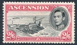 1944 P.13 2/6d Black & Deep Carmine With Davit Flaw, Fine M, SG.45ca. (1) Cat. £1400 - Autres & Non Classés