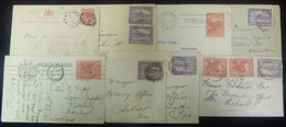 1900-17 (circa) Covers Or Cards 31) Mainly Pictorial Issues But One 2½d 'Queens Head' 1905 Cover To England With Fern Tr - Other & Unclassified