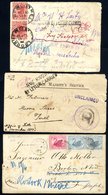 1893-1903 Covers (4) & Cards (2), An O.H.M.S Cover Has NOT KNOWN BY LETTER CARRIER Cachet & Various Unclaimed & D.L.O Ma - Other & Unclassified