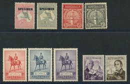 1932 10s & £1 Roos Opts SPECIMEN O.g. SG.136/7s, 1935Anzac Set M (1s Tones), 1935 Silver Jubilee Set M, 1963 Navigators  - Sonstige & Ohne Zuordnung