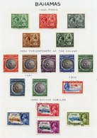 1863-1963 VFU Collection On Leaves Incl. 1884-90 Vals To 6d, 1911-19 Staircase 1d, 3d (2), 5d, 1912-19 Vals To 1s, War T - Other & Unclassified