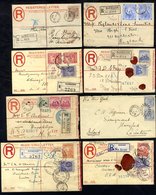 1888-1949 Postal History Items Many Around The Turn Of The Century, Predominantly Postal Stationery Registered Letters.  - Autres & Non Classés