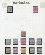 Collection On Leaves 1892 To 2/6d (1), 1906 1d, 1909 Nelson Set, 1912 1s, 1916 Vals To 1s, 1921-24 Vals To 6d, Also 2s,  - Altri & Non Classificati