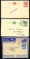 KGV-KGVI Small Accumulation Of Predominantly Postal Stationery Items, Incl. A KGV 1d SPECIMEN Card & A 1954 3d Air Lette - Altri & Non Classificati