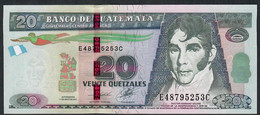 Guatemala P124b 20 Quetzales 11.5.2011 Issued 2014 Modified Flag Unc. - Guatemala