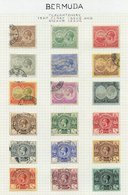 1865-1970 FU Collection On Leaves Incl. QV Vals To 1s, Dry Dock To 4d, 1910-25 Set, 1918 2/6d, 1920 Tercentenary Set, 19 - Otros & Sin Clasificación