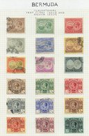 1865-1970 FU Collection On Leaves Incl. QV Vals To 1s, Dry Dock To 4d, 1910-25 Set, 1918 2/6d, 1920 Tercentenary Set, 19 - Autres & Non Classés