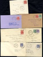 1926-37 Covers (7), Two To The USA With 3d Stamps, The Others To Commonwealth Countries At A 1½d Rate, All Cancelled TUL - Otros & Sin Clasificación