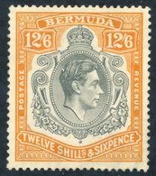 1938-53 12/6d Deep Grey & Brownish Orange, Unused Example, SG.120, RPS Cert. 1990. - Sonstige & Ohne Zuordnung