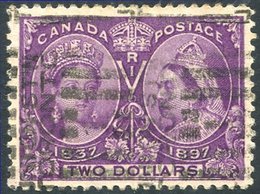 1897 Jubilee $2, U With Toronto Roller Cancel, SG.137. Cat. £425 - Altri & Non Classificati