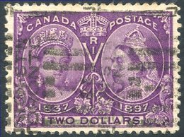 1897 Jubilee $2, U With Toronto Roller Cancel, SG.137. Cat. £425 - Other & Unclassified