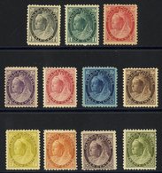 1898-1902 QV Set M, SG.150/165. Cat. £950 (11) - Other & Unclassified