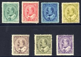 1903-12 KEVII Set Av M (faults) SG.173/187. (7) - Other & Unclassified