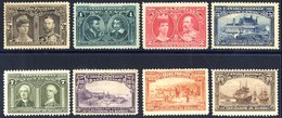 1908 Tercentenary Set M (½c Crease), SG.188/195. Cat. £550 (8) - Other & Unclassified