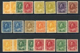 1922-31 Perf 12 KGV Defin Set + 1c Die II, 4c Shade SG.246/255 Plus Imperf X Perf 8 Coil Singles SG.256/8 & Set Of Imper - Other & Unclassified