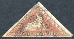 1853 1d Brick-red On Slightly Blued Paper, Good To Large Margins, Slightly Smudgy Cancel, SG.3. - Sonstige & Ohne Zuordnung