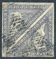 1862 6d Slate-lilac Pair, U (large Margins), SG.7c. - Autres & Non Classés